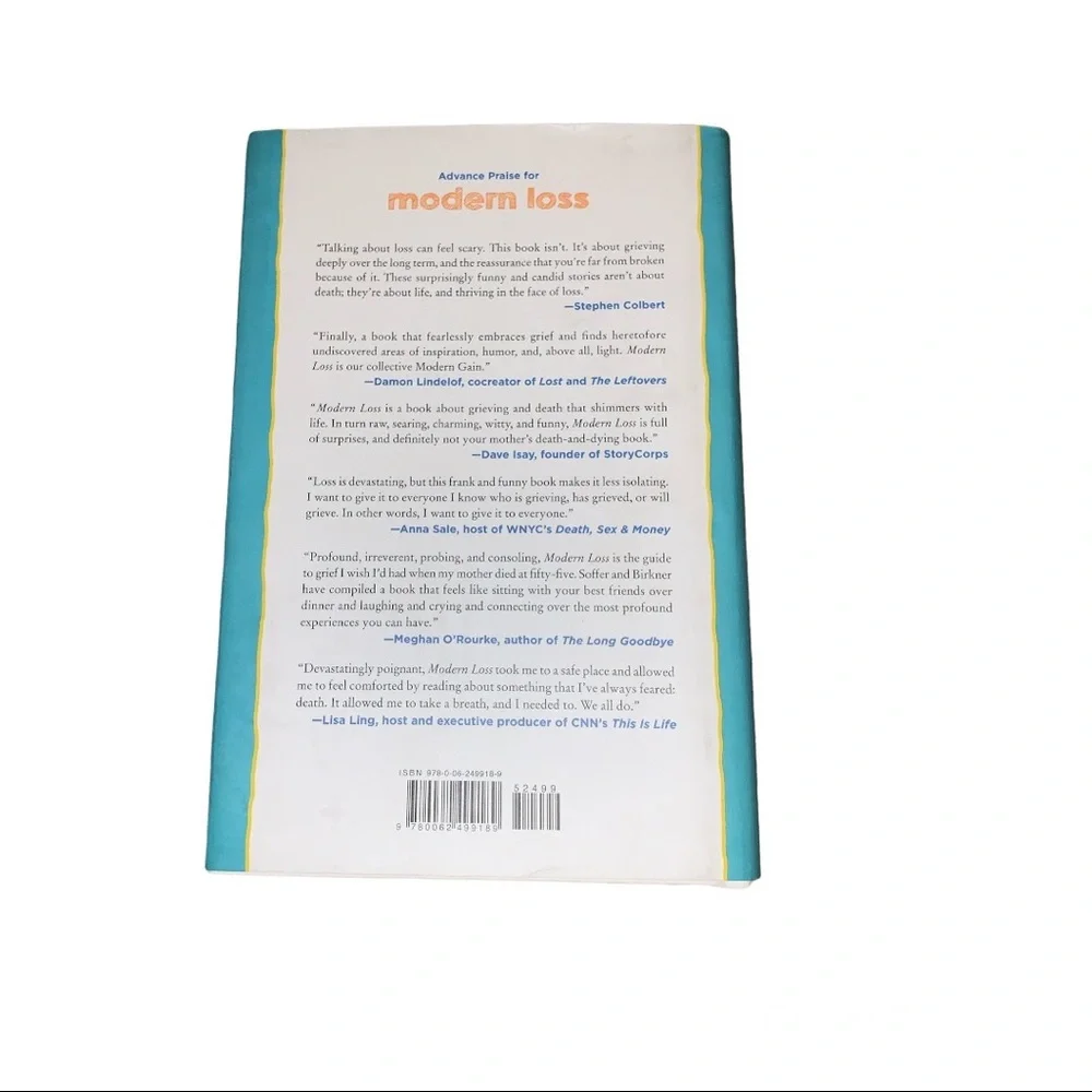 Modern Loss by Rebecca Soffer & Gabrielle Birkner Grief Death Loss Self Help
